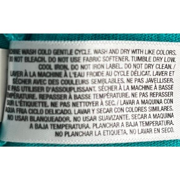 OLD NAVY ACTIVE TANK TOP, WOMENS, L, TEAL BLUE, RACERBACK, COTTON/POLYESTER - Picture 11 of 12